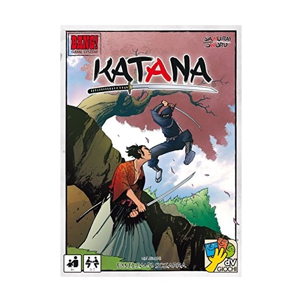 dV Giochi | Katana | Jeu de société | À partir de 8 ans | 3 à 7 joueurs | 20 à 40 minutes