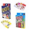 2PCS Jeux De Cartes, BLD Monopoly Jeu De Societe ，Jeu De Dos Cartes Familial Jeu De Cartes à Jouer Rapide pour 2-5 Joueurs Je