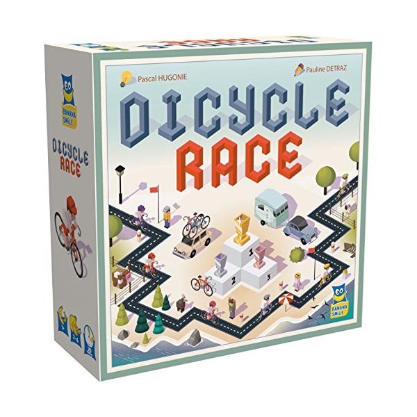 Banana Smile | Dicycle Race | Jeu de société | À partir de 7 ans | 2 à 6 joueurs | 20 minutes