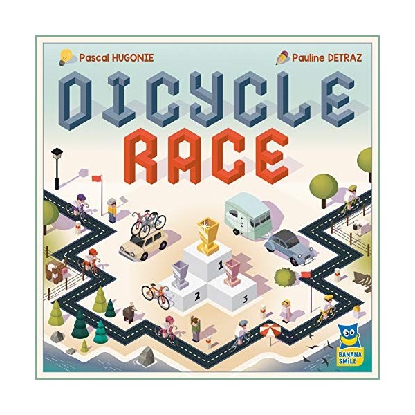 Banana Smile | Dicycle Race | Jeu de société | À partir de 7 ans | 2 à 6 joueurs | 20 minutes