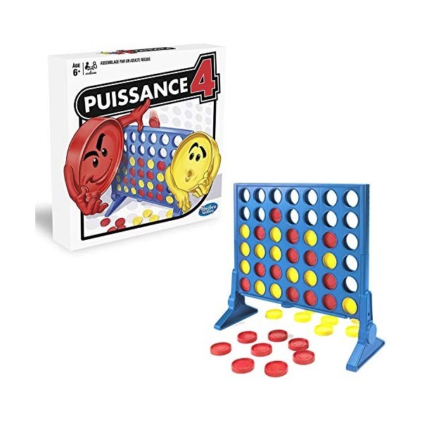 Hasbro Puissance 4 - Jeu de Societe Puissance 4 - Jeu de stratégie - Version française A56404470