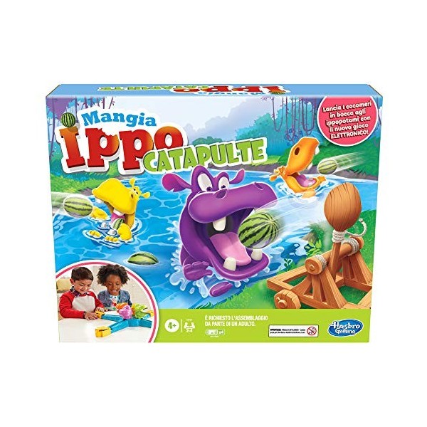 Hippos gloutons Pastèques, Jeu pour Enfants, à partir de 4 Ans, Jeu électronique préscolaire pour 2 à 4 Joueurs