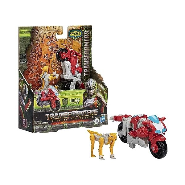 Transformers: Rise of The Beasts, Pack de 2 Figurines Beast Alliance Beast Weaponizers Arcee, dès 6 Ans, 12,5 cm