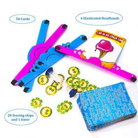 M.Y What Am I Jeu de Cartes Familial pour Enfants | Jeu de Cartes à Questions Rapides pour Adultes et Enfants