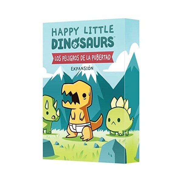 Asmodee- Jeux de Cartes, TEEHLD03ES, Happy Little Dinosaurs