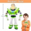 Buzz Lightyear Figurine, Jouet pour Enfant, Environ 18 cm de Haut, Figurine de Jeu, Collecte de Collection, décoration à Domi