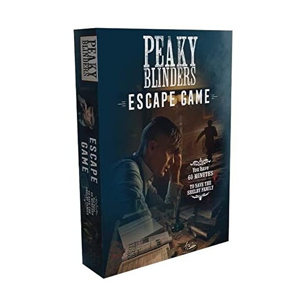 Editions Larousse Escape Game de Peaky Blinders - Jeu de société - À partir de 12 Ans - 2 à 8 Joueurs - Temps de Jeu de 60 Mi