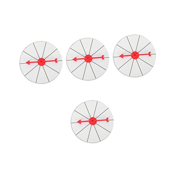 ibasenice 2 Pièces Roue De Tirage Chanceux Enfants Classique Tableau Blanc Effaçable Roue De Prix Suspendue Jeu De Roue De Pl