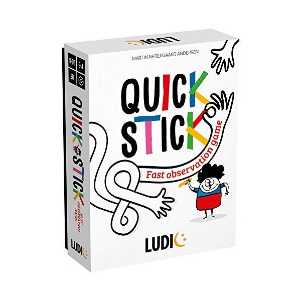 Ludic - Quick Stick - Jeu de société pour Toute la Famille