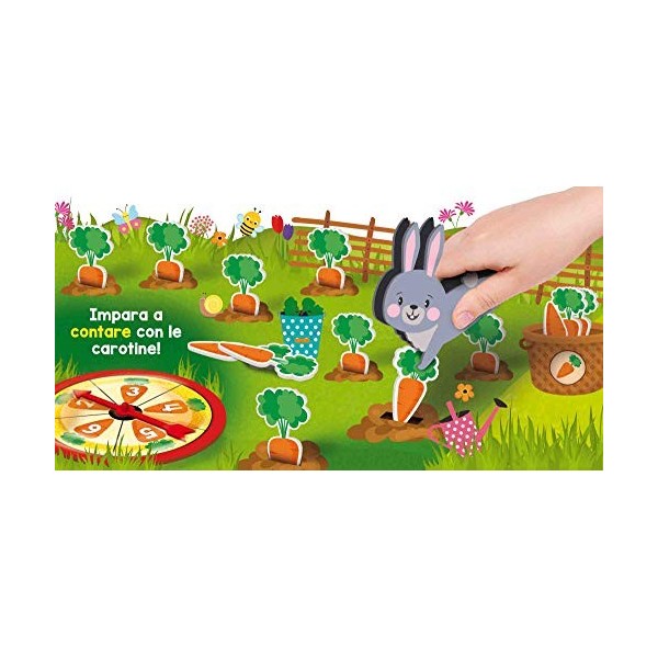 Lisciani Giochi - 76789 - Jouer Educare Pêche et Jeu Lapins et Numéros Jeux pour Enfants