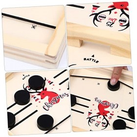 Toyvian Jouets Déveil 1 Jeu DÉchecs Catapulte Hockey sur Air De Table Jouet De Puzzle Jouet Catapulte Jouet Éducatif Famill