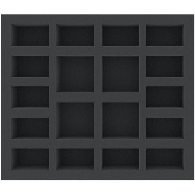 Feldherr IHMFKI040BO 285 mm x 245 mm x 40 mm mousses de Rangement pour Jeux de société avec 18 Compartiments