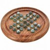 Royal Handicrafts Wooden Solitaire Board Game 9" 