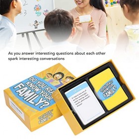 Alomejor Family Game Stress Relife Family Party Leisure Game Tool Carte de Jeu de Société Amusante pour la Maison Jouets pour