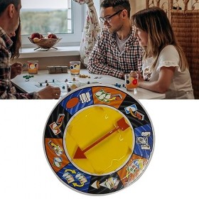 RiToEasysports Jeu de Plateau de Cartes de Plateau Tournant, Famille Maison Bar Fête de Noël Bureau Drôle Plateau Tournant Ca