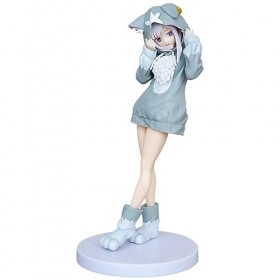 IOSCDH Figurine Emilia Figurine daction en PVC Emilia PVC Figure Décoration Figurine de Soubrette Fait à la Main Décoration 