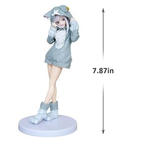 IOSCDH Figurine Emilia Figurine daction en PVC Emilia PVC Figure Décoration Figurine de Soubrette Fait à la Main Décoration 