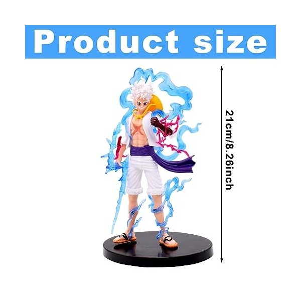 Figurine Anime Jouet - One Piece - Cinquième Vitesse Nika Singe D. Luffy Figurine dAnime Poing De Pompier Pirates Figure Ani