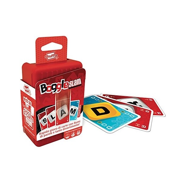 Cartamundi Shuffle GO by Cartes de Jeu pour Enfant Jeu de société de Poche et de Voyage Boogle Slam