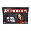 Monopoly La CASA de Papel, Jeu de société de Plateau, à partir de 16 Ans, de 2 à 6 Joueurs, Version française