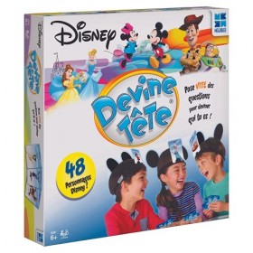 Megableu- Disney All Other Tête-Version, 48 Personnages-Jeu de Société Délirant-Cartes à Deviner-A Jouer en Famille ou Entre 
