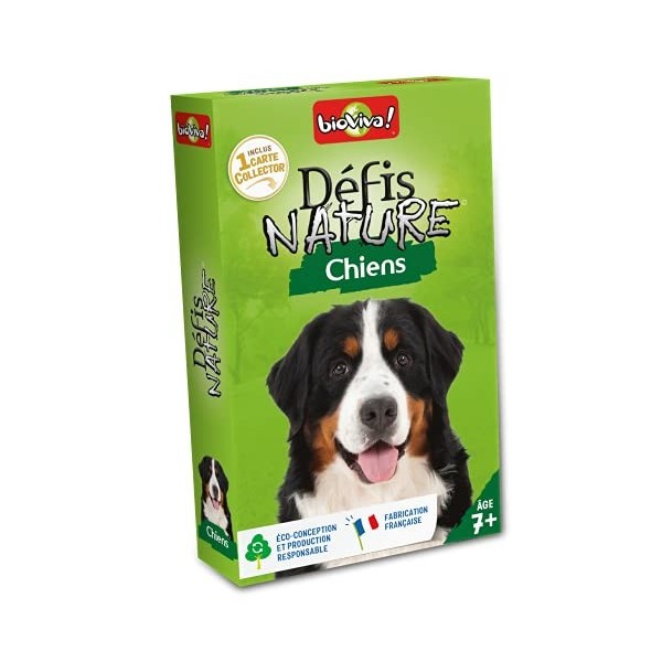 Bioviva - Défis Nature - Lot de 2 jeux Défis Nature Chats et Chiens - Jeux de société ludique - Jeux Bienveillants pour Petit