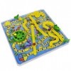 Jeu de société en Plastique 3D Serpent Jeu de société Jouet avec échelle Jeux de Famille Traditionnels Jouet Fun Board Serpen