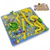 Jeu de société en Plastique 3D Serpent Jeu de société Jouet avec échelle Jeux de Famille Traditionnels Jouet Fun Board Serpen