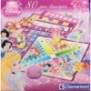 Clementoni - 62280.1 - Jeu de Société - 80 Jeux Classiques - Princess