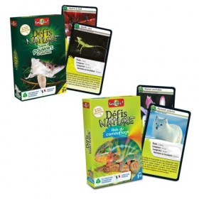 Bioviva -Défis Nature - Lot de 2 jeux Défis Nature Super Pouvoir des Animaux et Les Rois du camouflage -Jeux de société ludiq