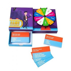 Fizz Creations Jeu de la même différence. Le jeu ultime de réflexion rapide et de devinettes stratégiques. Comprend une roue 