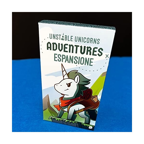 Asmodee - Unstable Unicorns : Adventures, Expansion du Jeu de Cartes, Edition en Italien, 8576