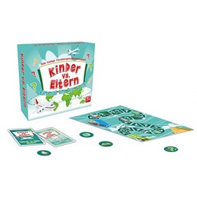 Jeu de société - Jeu de cartes - Jeu de quiz pour enfants et adultes - Jeu de société pour toute la famille - Contre les pare