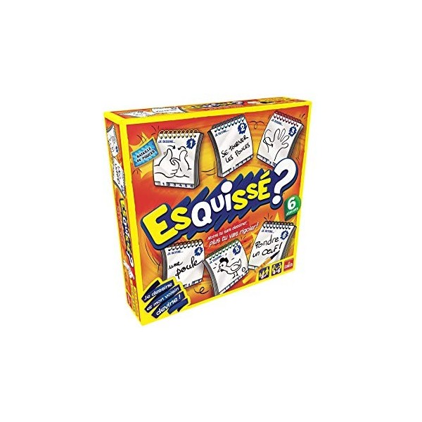 Esquissé - Jeux de dessin - A partir de 8 Ans - Faire Deviner à Son Voisin - Inclus Carnets pour Dessiner - A Jouer en Famill