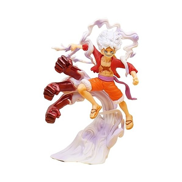 DGTSYAL Anime Action Figure, Luffy 19,5Cm PVC Action Figure Anime Figure Modèle De Collection, Action Figure Model Statue Des