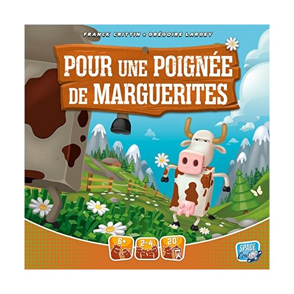 Asmodee Space Cow | pour Une Poignée de Marguerites | Jeu de Société | Jeu Enfant | A partir de 6 Ans | 2 à 4 Joueurs | 20 Mi