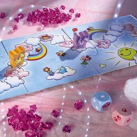 HABA- Unicorn Glitterluck Cloud Crystals Jeu de société, 301256, Multicolore