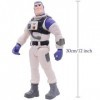 OBLRXM Toy Story Figurine Buzz lÉclair, Buzz Lightyear Action Figure,Figurine Buzz l’ Éclair en Combinaison Spatiale avec Ca