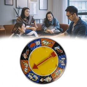 FECAMOS Jeu de société à Plateau Tournant, Nouveau Jouet de Carte à Plateau Tournant Amusant pour KTV pour Multijoueur