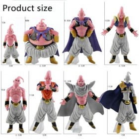 Dragon Star Figurine 8 Pièces Majin Buu Figurine Super Saiyan Gâteau Toppers Figurine,Anime Modèle De Personnage Mini Figurin
