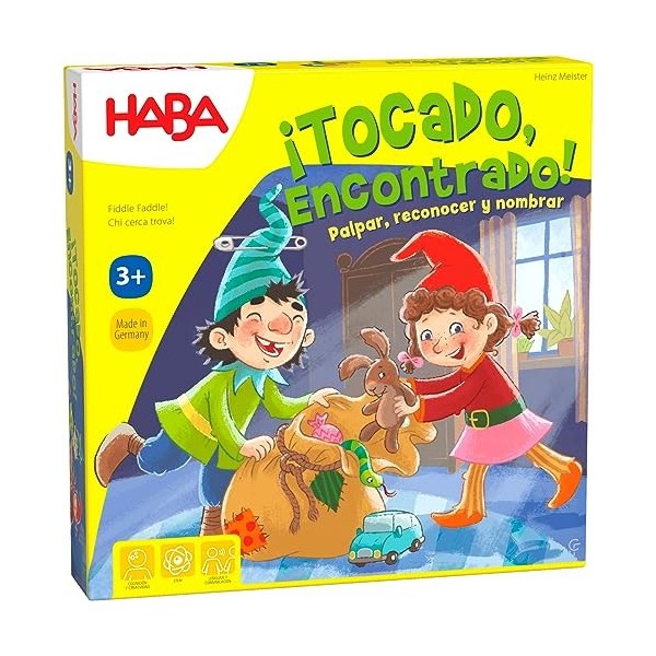 Haba-H304509 Ensemble de Coiffe Multicolore