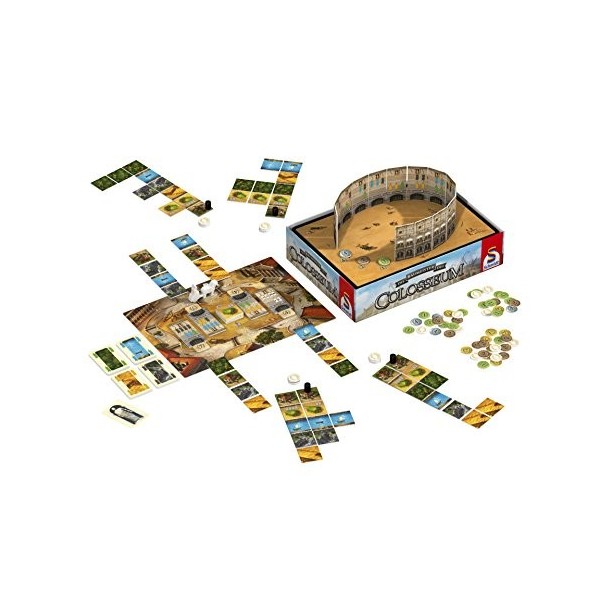 Schmidt Spiele- Jeu de Famille Die Baumeister des Colosseum Version Allemande, 49325