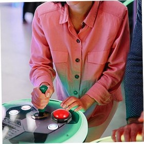 Abaodam 1 Ensemble De Lumières De Pression De Bouton De Réponse Buzzers Réponse Buzzers pour Chiens Soirées De Jeu Buzzers Ki