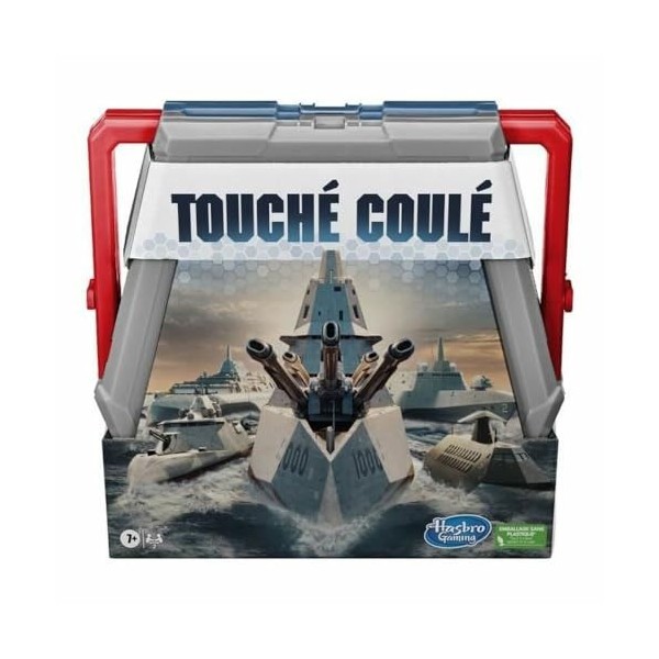 Hasbro Gaming Touché coulé, Jeu de stratégie Type Bataille navale pour Enfants, à partir de 7 Ans, pour 2 Joueurs