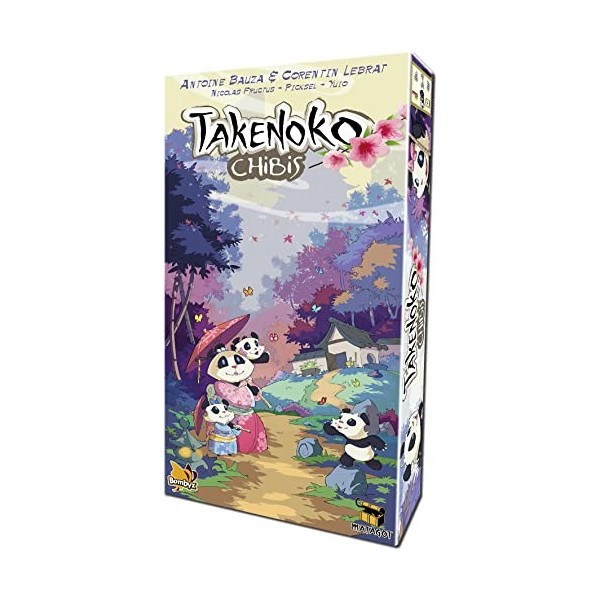 Bombyx | Takenoko - Extension : Chibis Edition 2022 | Jeu de société | Jeu de Plateau | A partir de 8 Ans | 2 à 4 Joueurs |