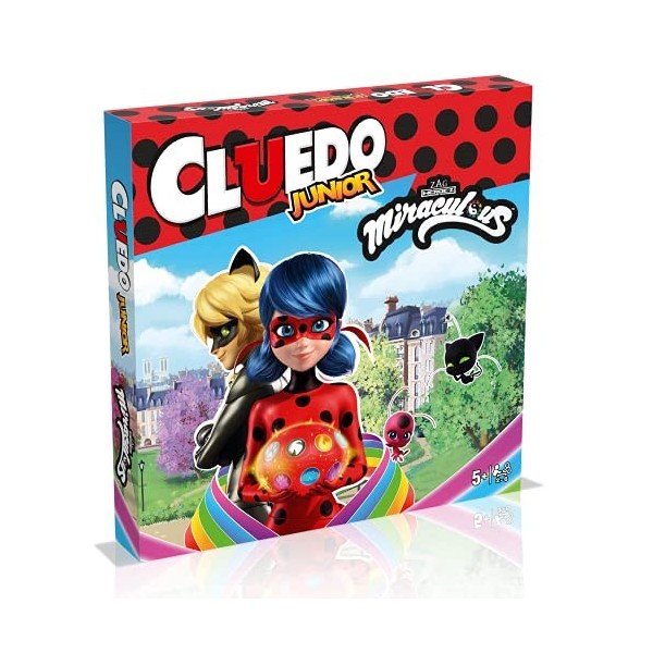 WINNING MOVES - MONOPOLY JUNIOR MIRACULOUS - Jeu de société - Jeu de plateau - Accessible des 5 ans - Version française