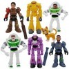 DGTSYAL Figurines, 7 pièces Buzz Lightyear Figurines daction 7.2-15.5 cm Gâteau Topper, interagit avec dautres Figurines et