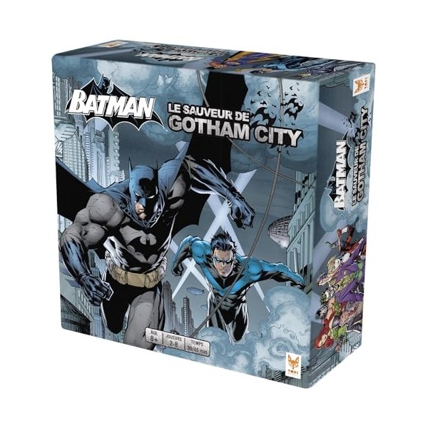 Topi Games - Batman Le Sauveur de Gotham City - Jeu de société - Jeu de plateau - A partir de 7 ans - 2à 8 joueurs - BAT-5990