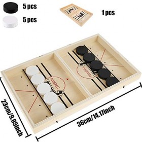 Jeu Plateau Hockey Catapulte Plateau De Hockey Grand Catapulte De Jeu De Plateau Hockey Jeu De Hockey en Bois Grand Jeu De So