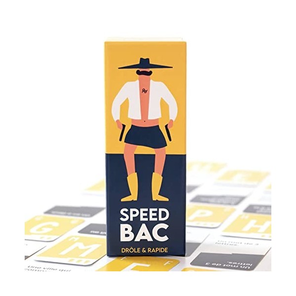 Speedbac - Jeu de société Famille et Amis - Parfait pour Mettre lambiance - 2 à 7 Joueurs - Fabriqué en France